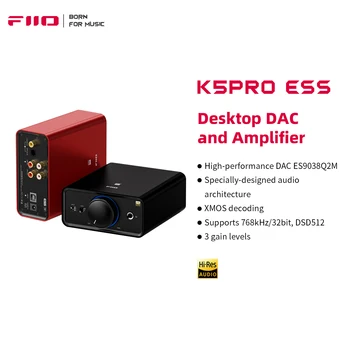 FiiO K5 Pro ESS ES9038Q2M|768K/32Bit ir DSD dekodavimo Deskstop VPK ir Stiprintuvą, Namų ir Kompiuteris